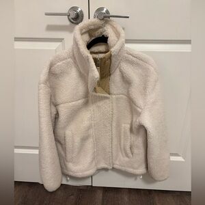 Abercrombie & Fitch Cinched Cocoon Sherpa Full Zip